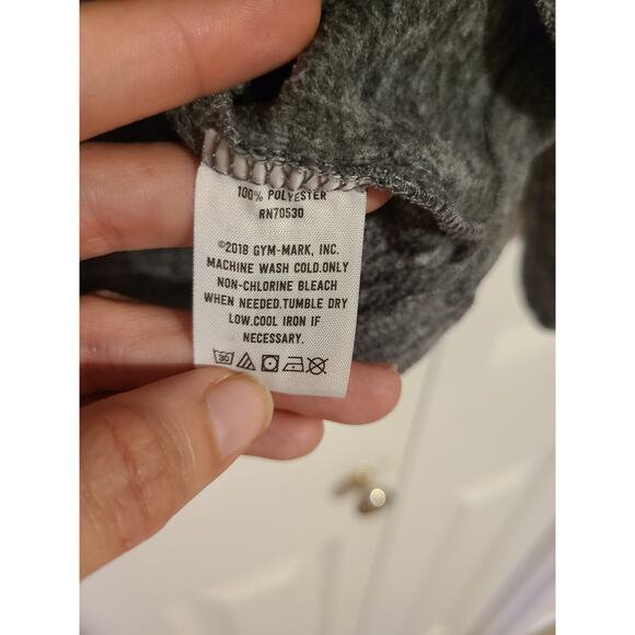 Crazy 8 xl boys partial zip static grey sweatshirt - Picture 6 of 6